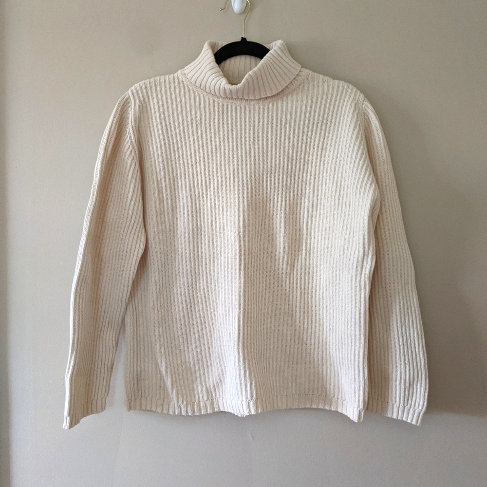 L.L. Bean Vintage Ribbed Turtleneck